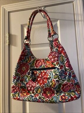 Vera Bradley Quilted Floral Tote - Pink Multi